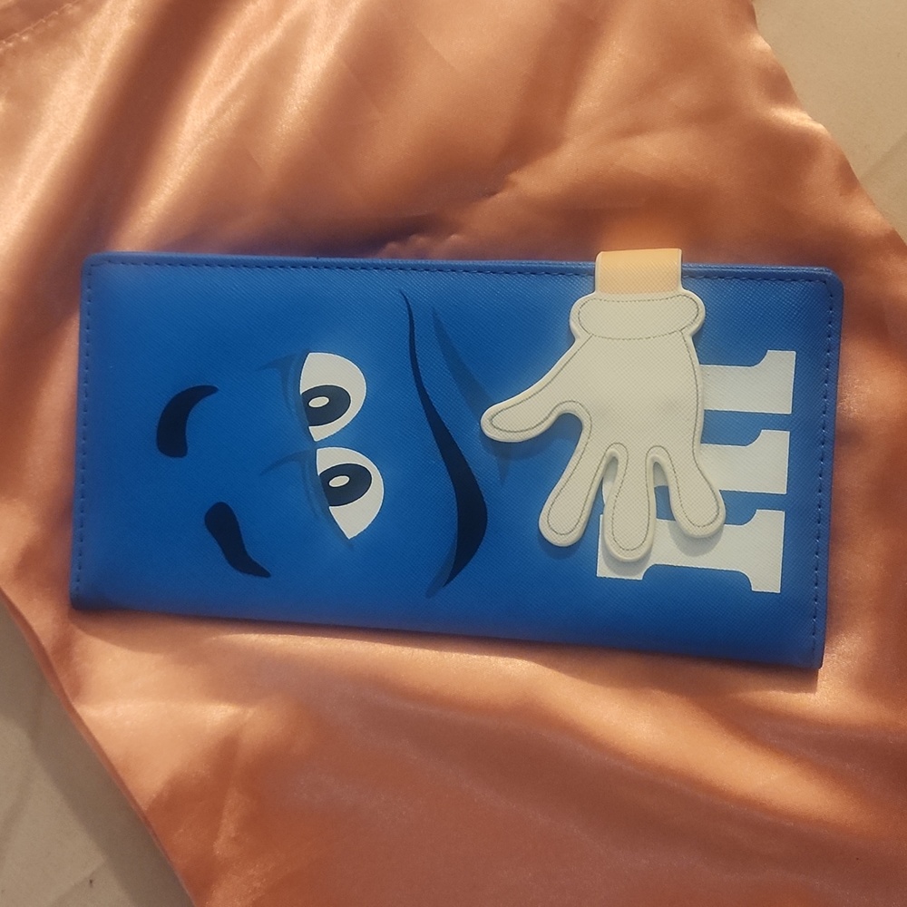 Blue wallet